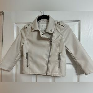 Co Sono, Size 4T, taupe biker jacket.